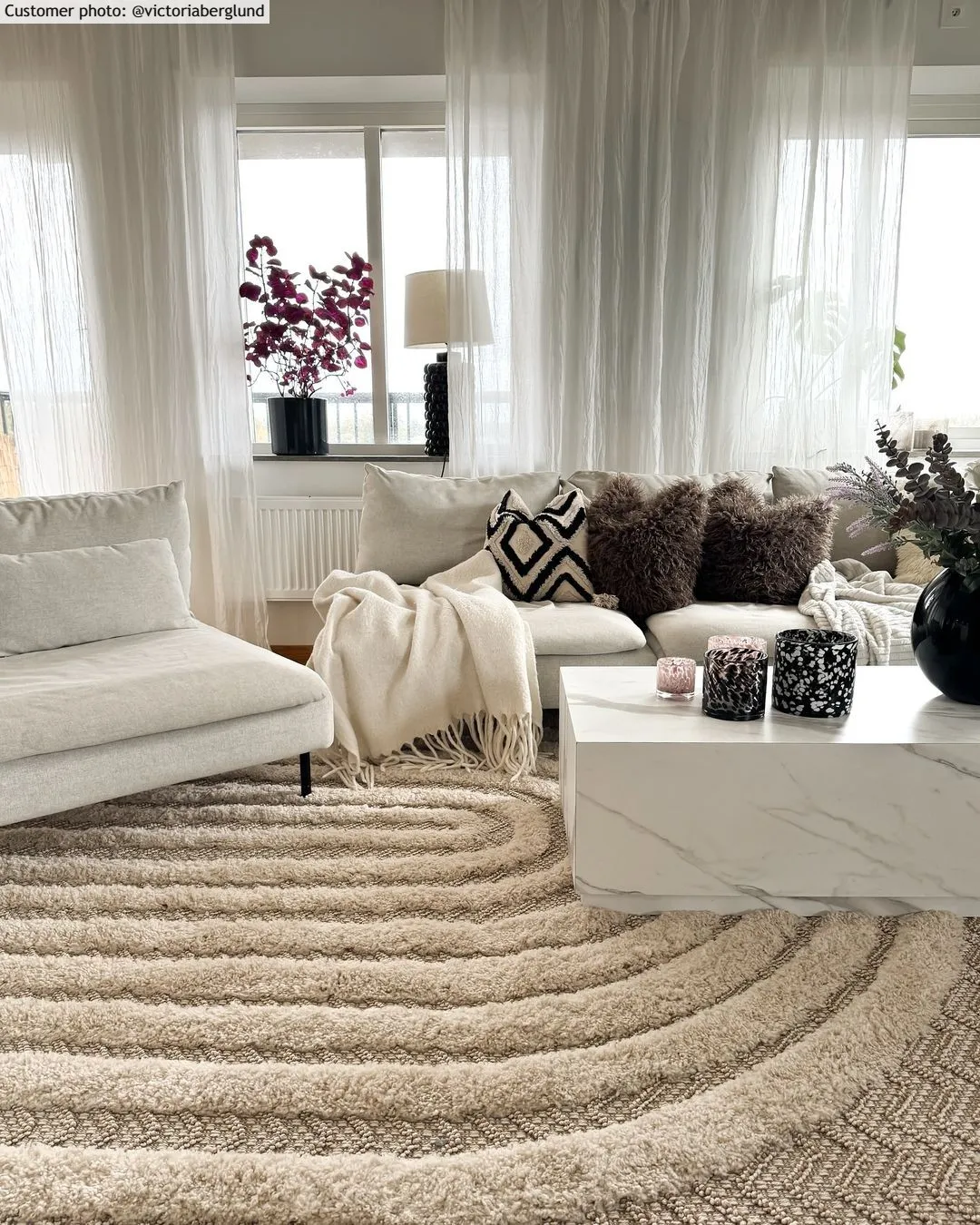 Tappeto A Pelo Lungo - Ronda (beige)