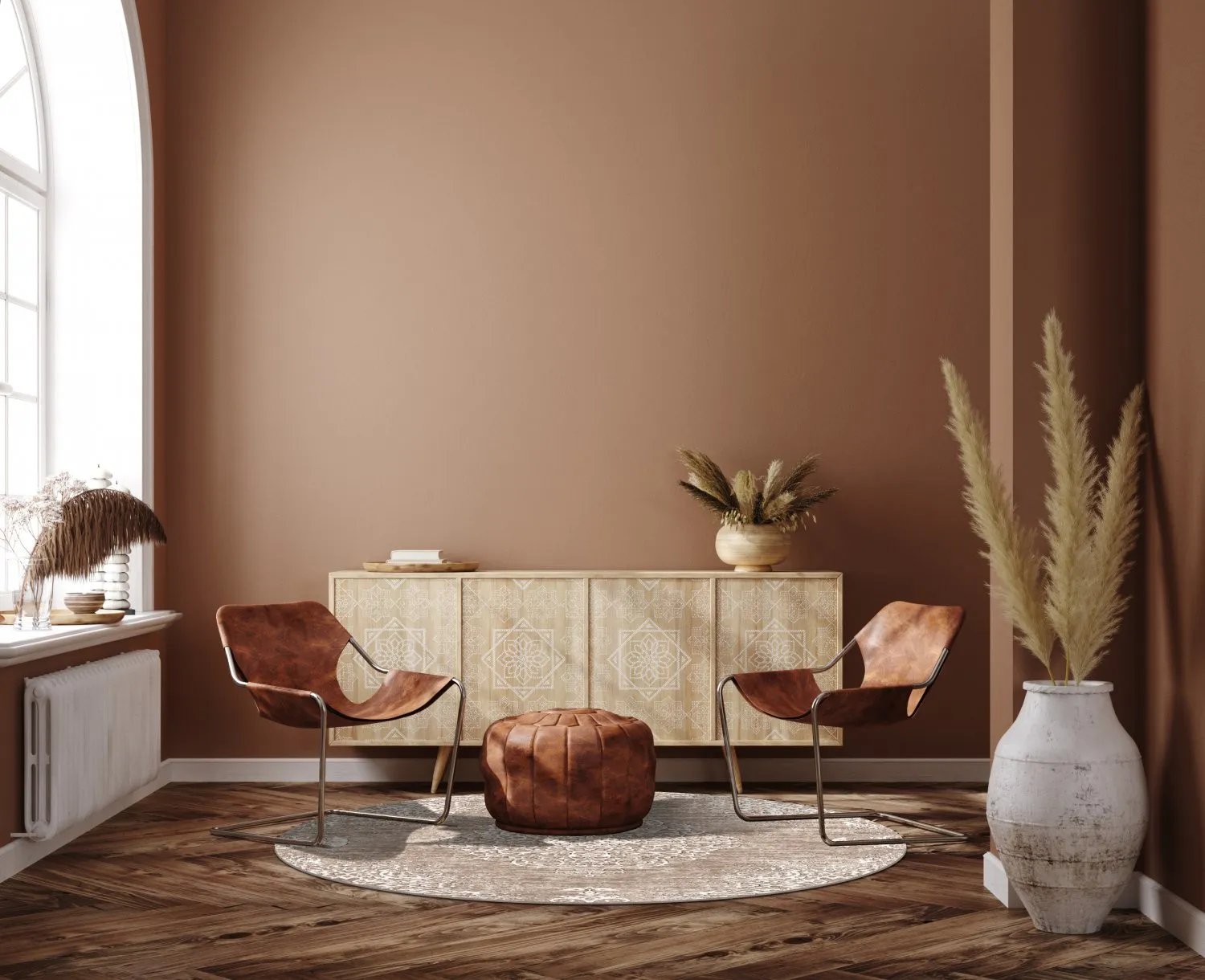 Tappeto rotondo - Milazzo (beige)