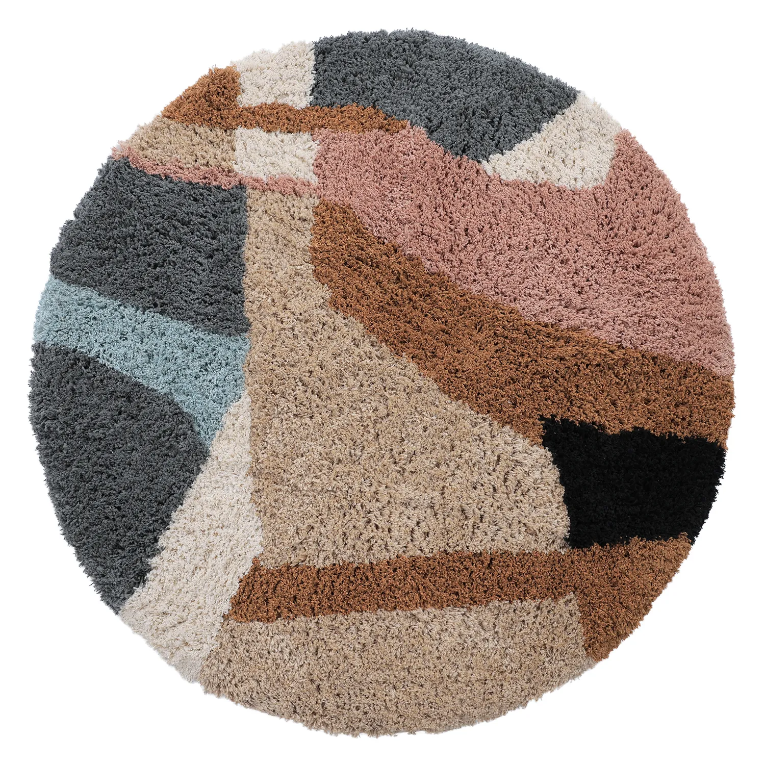 Tappeto rotondo - Cefalu Natural Cotton Shaggy (multiplo)