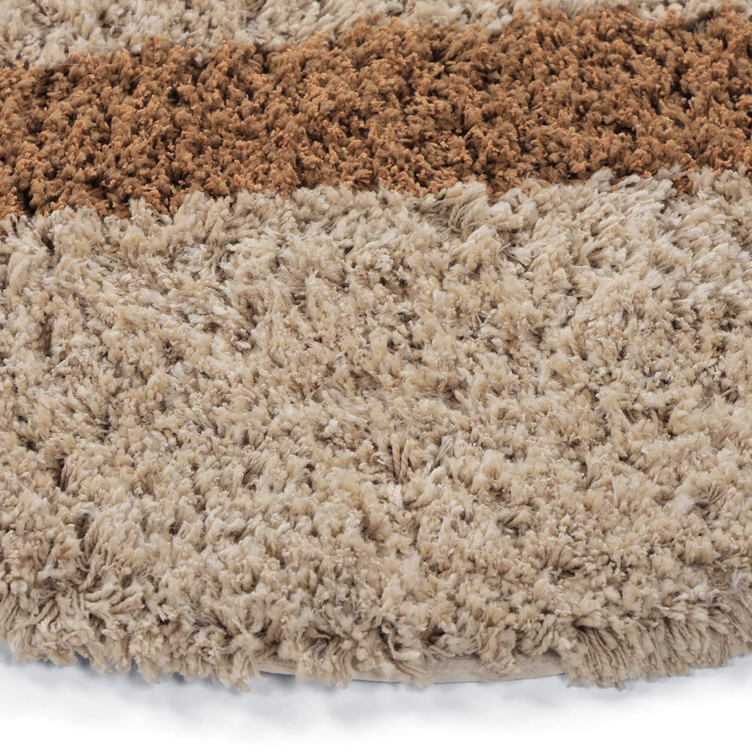Tappeto rotondo - Cefalu Natural Cotton Shaggy (multiplo)