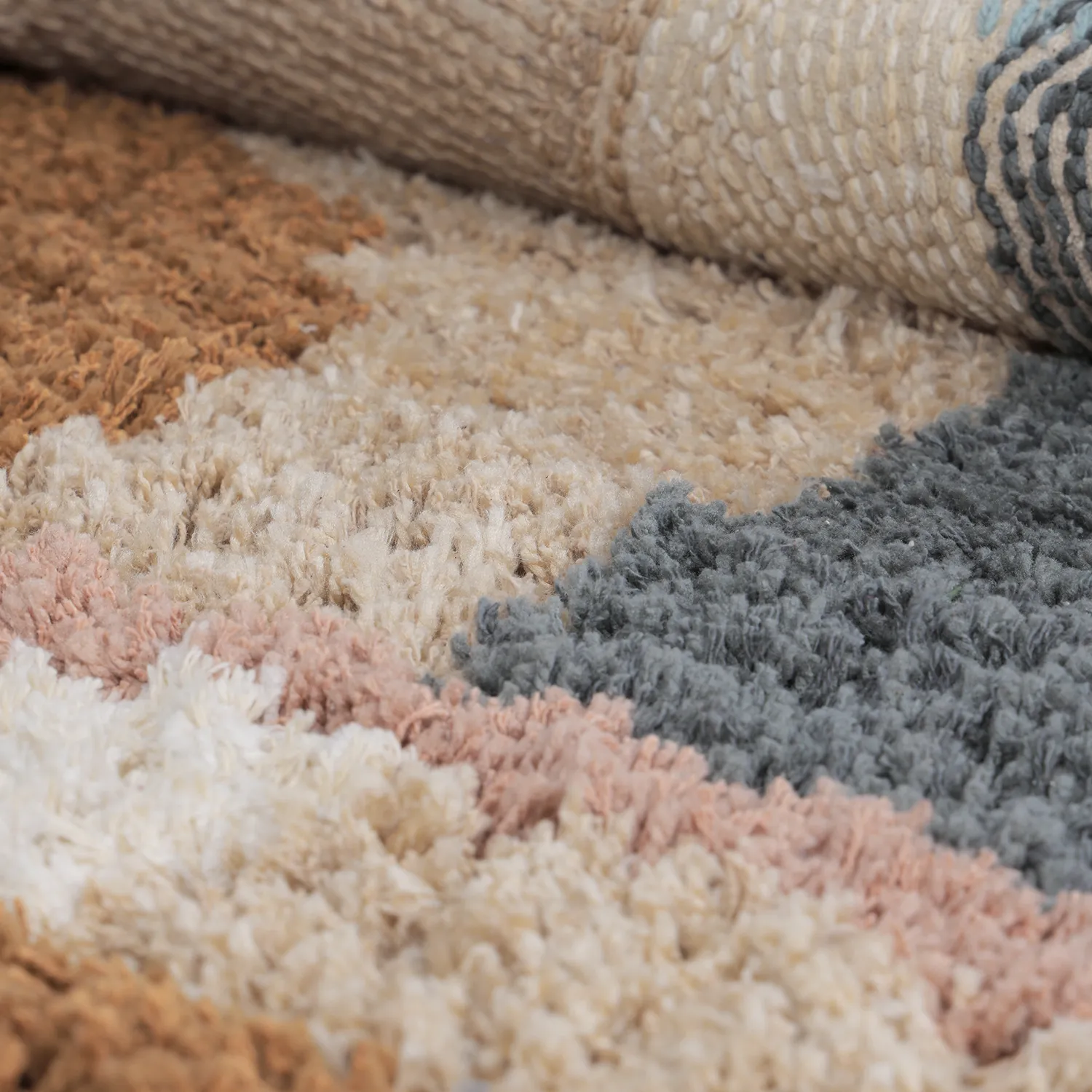 Tappeto rotondo - Cefalu Natural Cotton Shaggy (multiplo)