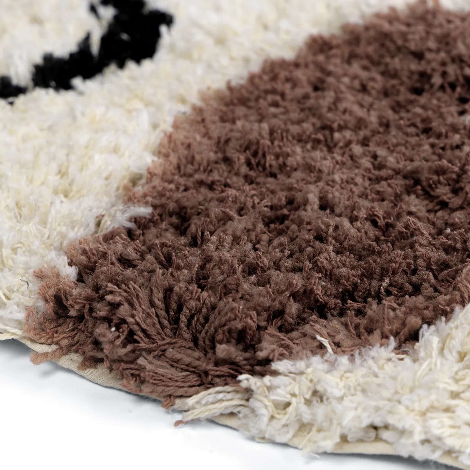 Tappeto rotondo - Naousa Natural Cotton Shaggy (multiplo)