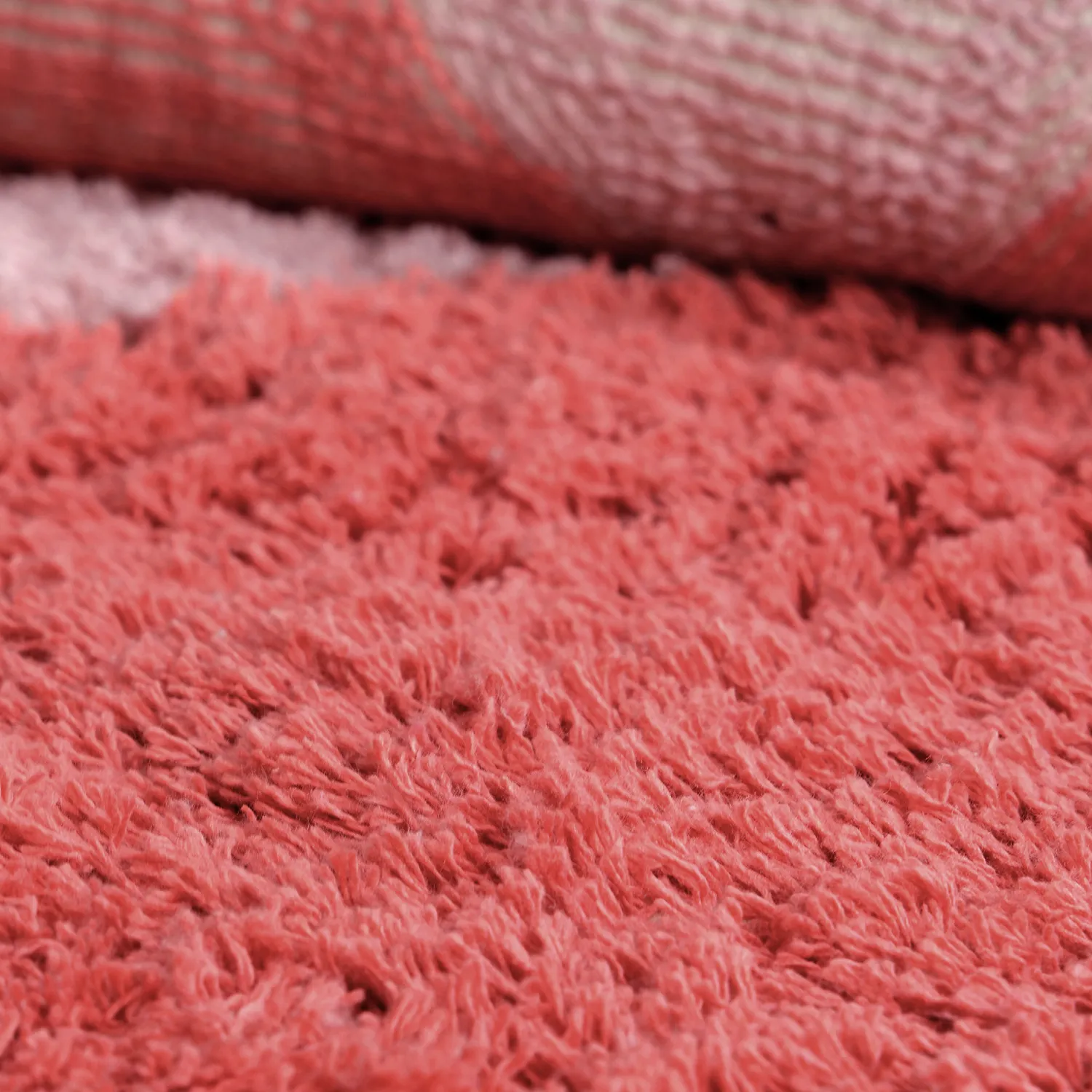 Tappeto A Pelo Lungo - Amira Natural Cotton Shaggy (rosa)