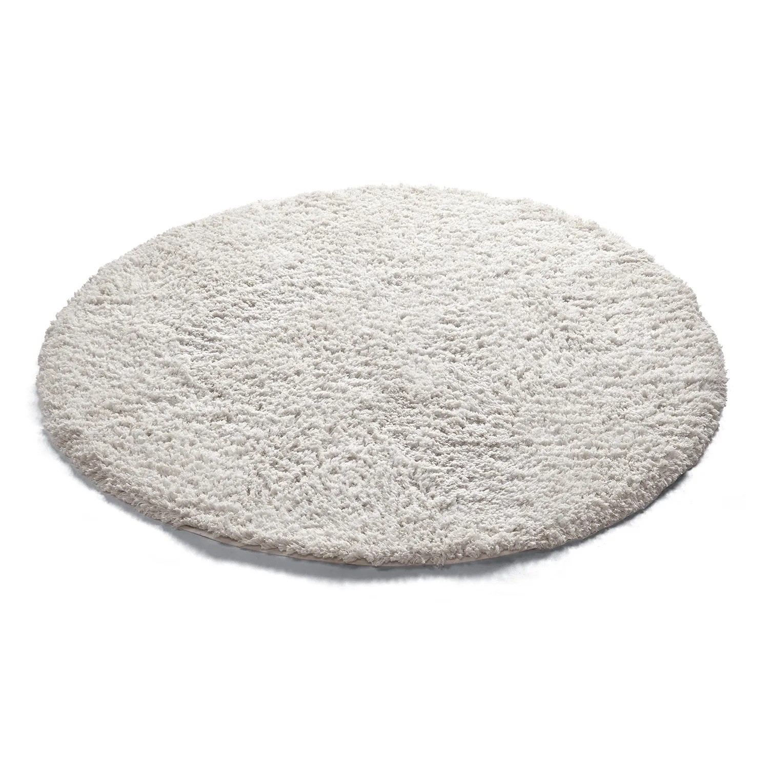 Tappeto rotondo - Combarro Solid Cotton Shaggy (crema)