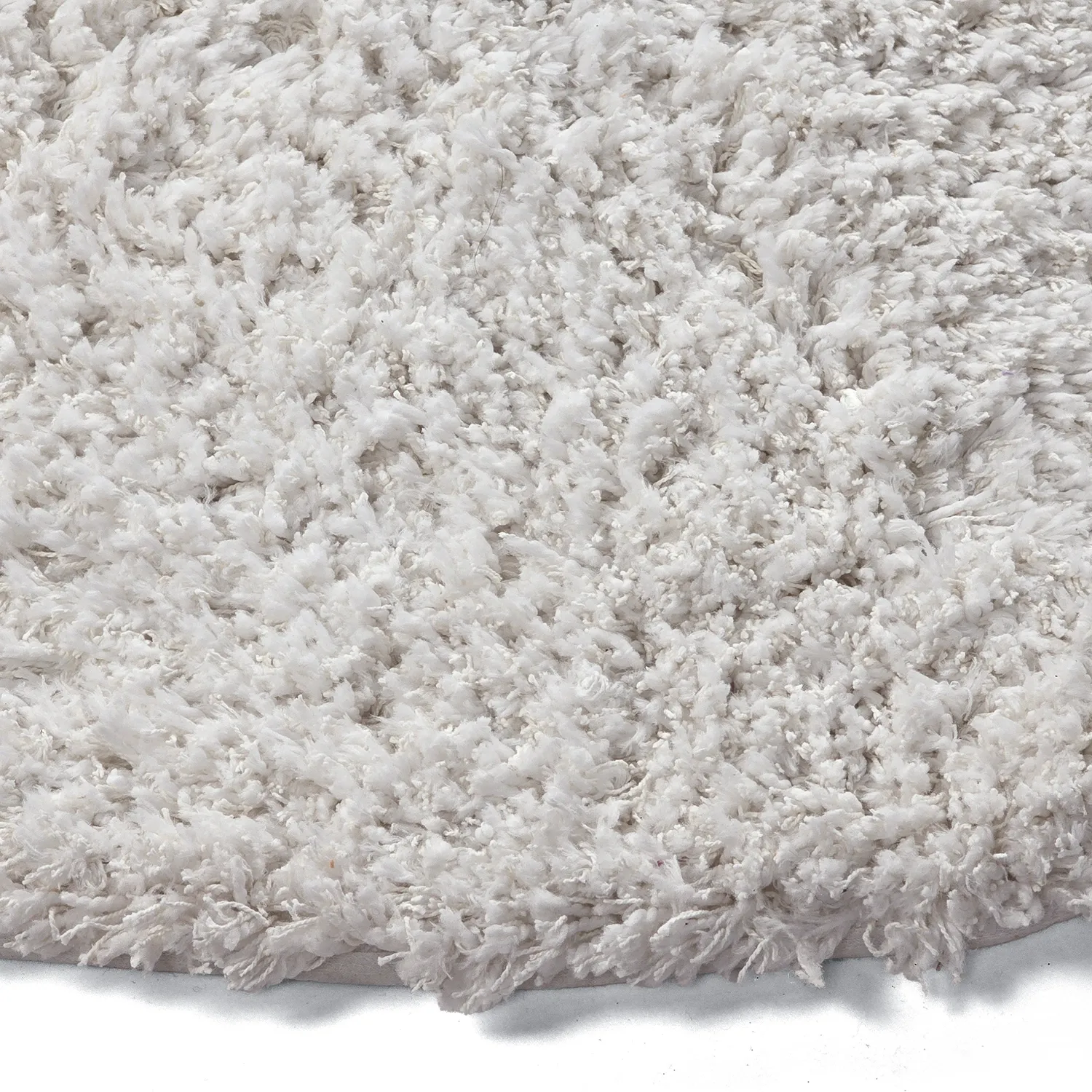 Tappeto rotondo - Combarro Solid Cotton Shaggy (crema)