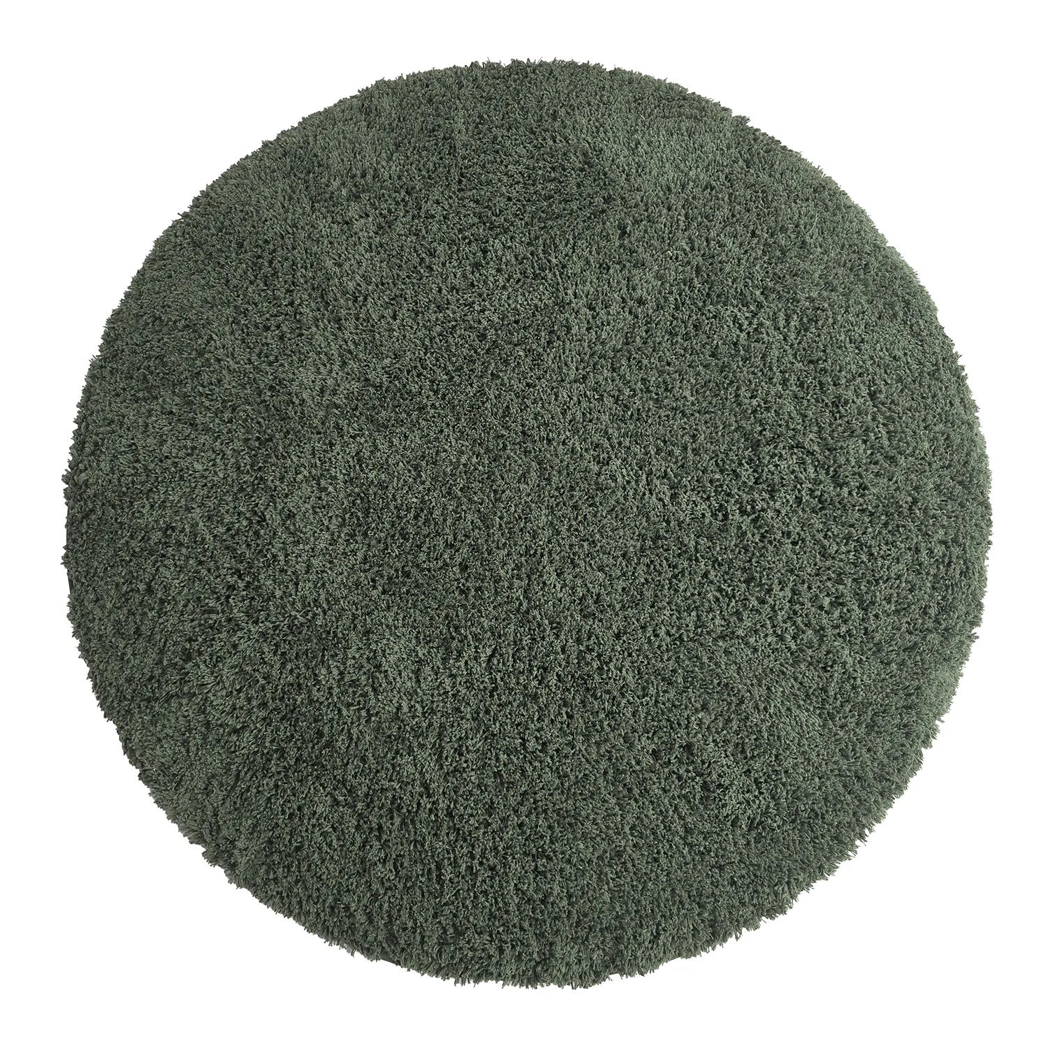 Tappeto rotondo - Combarro Solid Cotton Shaggy (verde)