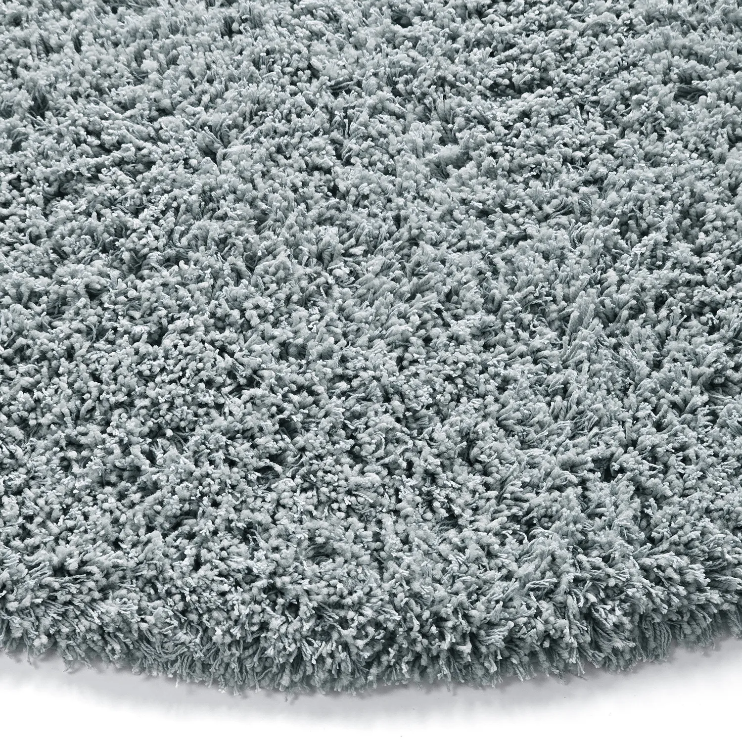 Tappeto rotondo - Combarro Solid Cotton Shaggy (azzurro)
