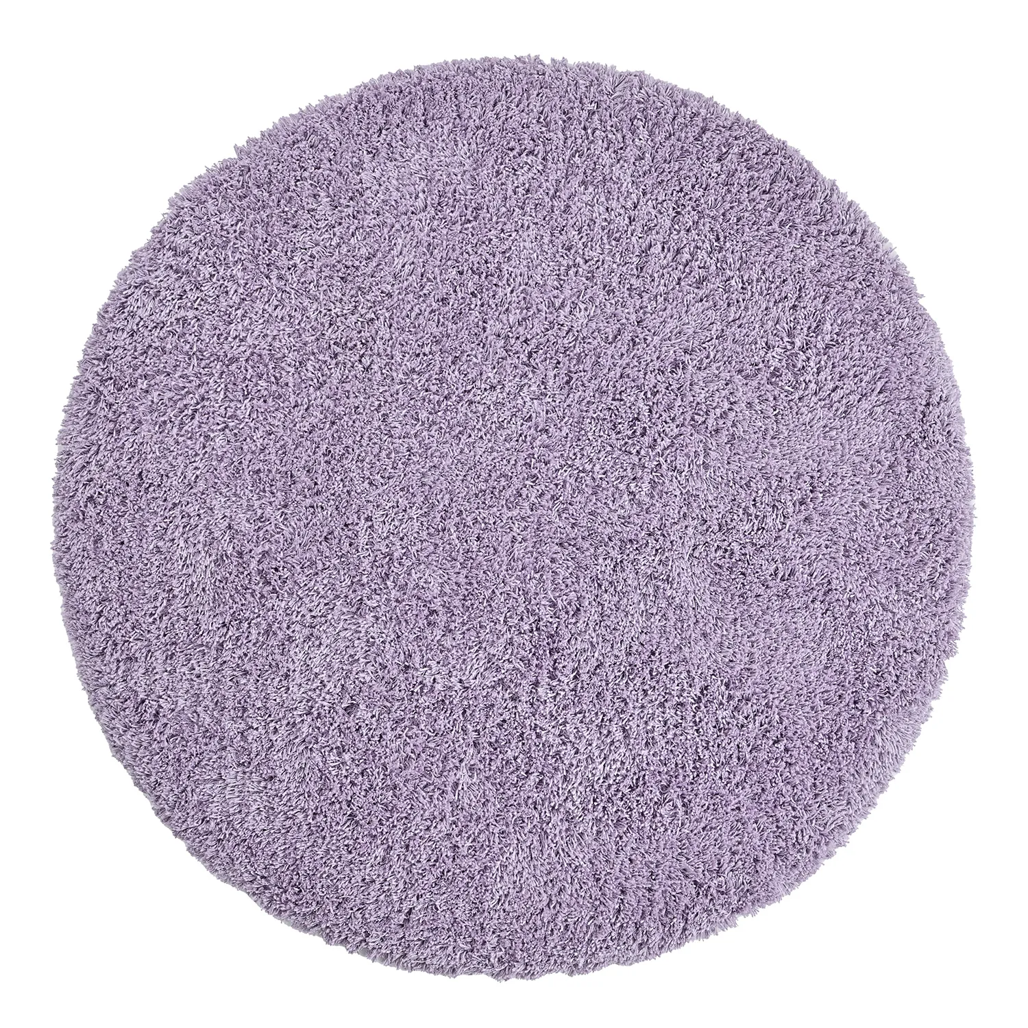 Tappeto rotondo - Combarro Solid Cotton Shaggy (viola chiaro)