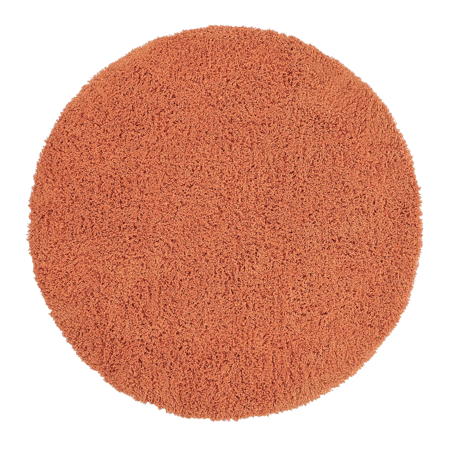 Tappeto rotondo - Combarro Solid Cotton Shaggy (arancione chiaro)