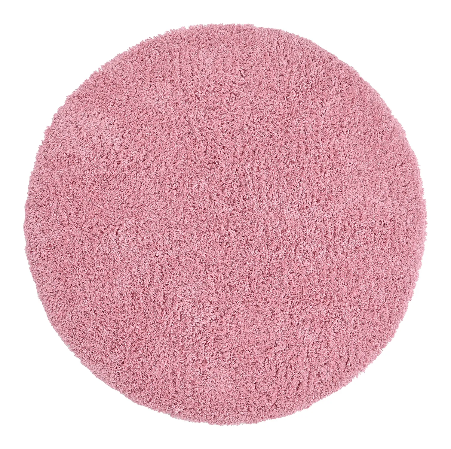 Tappeto rotondo - Combarro Solid Cotton Shaggy (rosa chiaro)