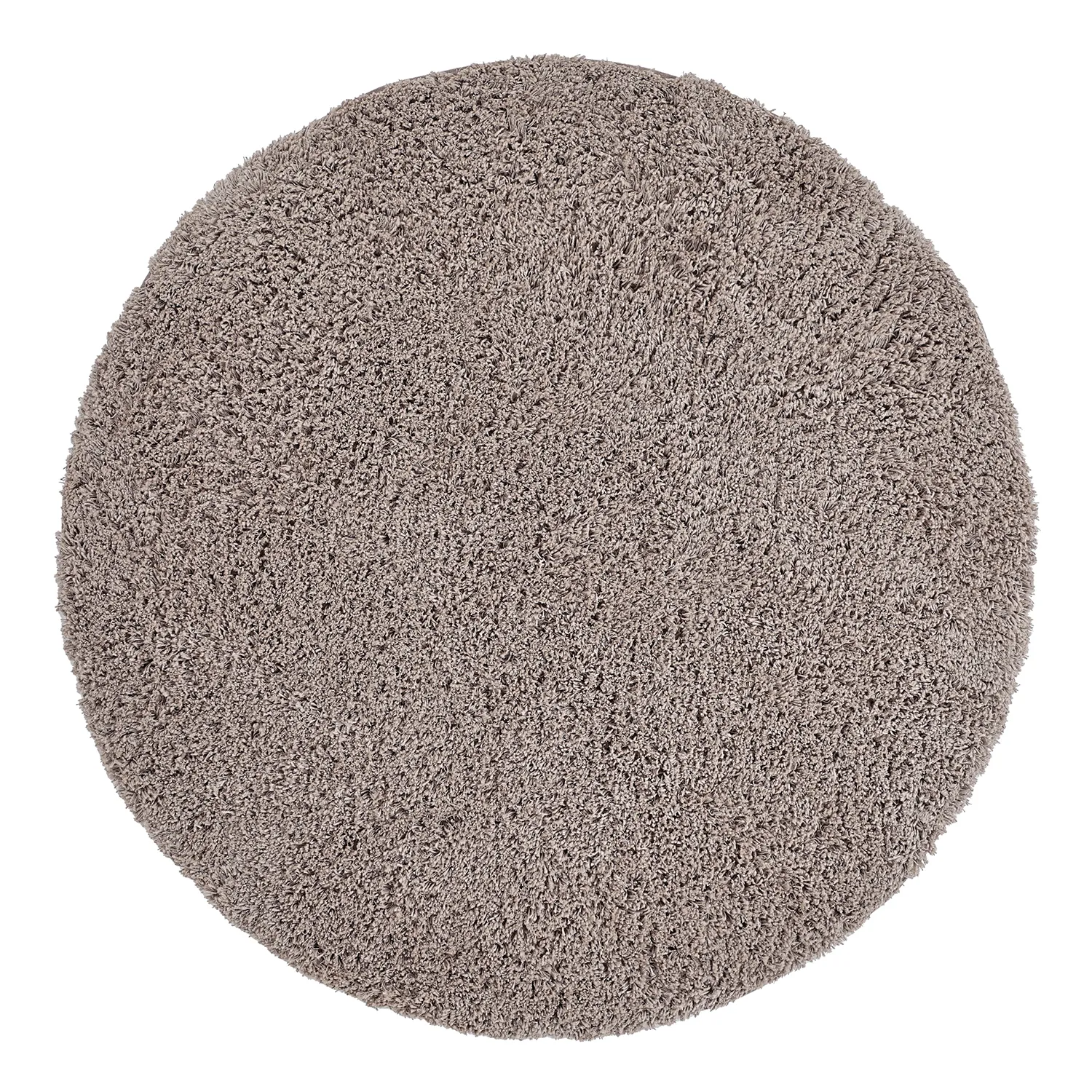 Tappeto rotondo - Combarro Solid Cotton Shaggy (taupe)