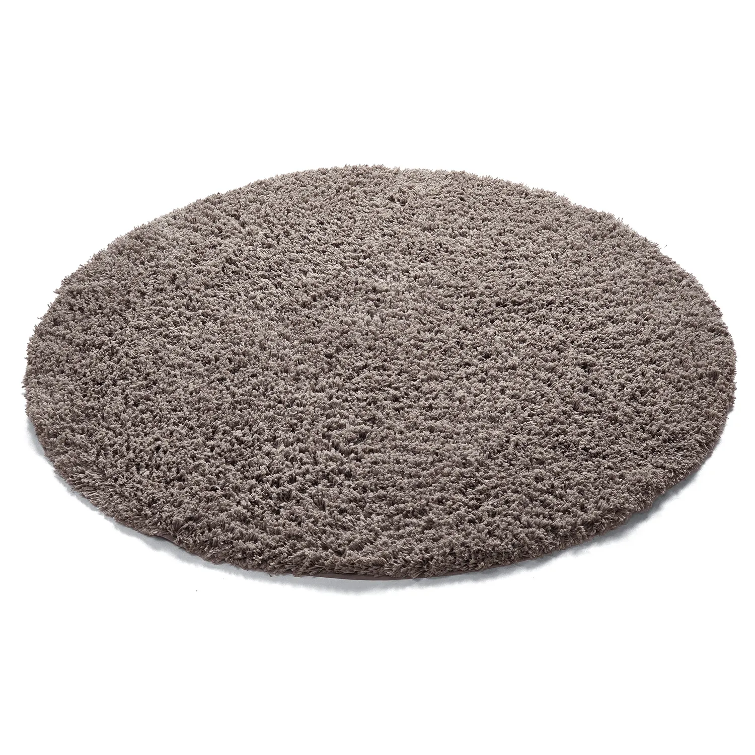 Tappeto rotondo - Combarro Solid Cotton Shaggy (taupe)