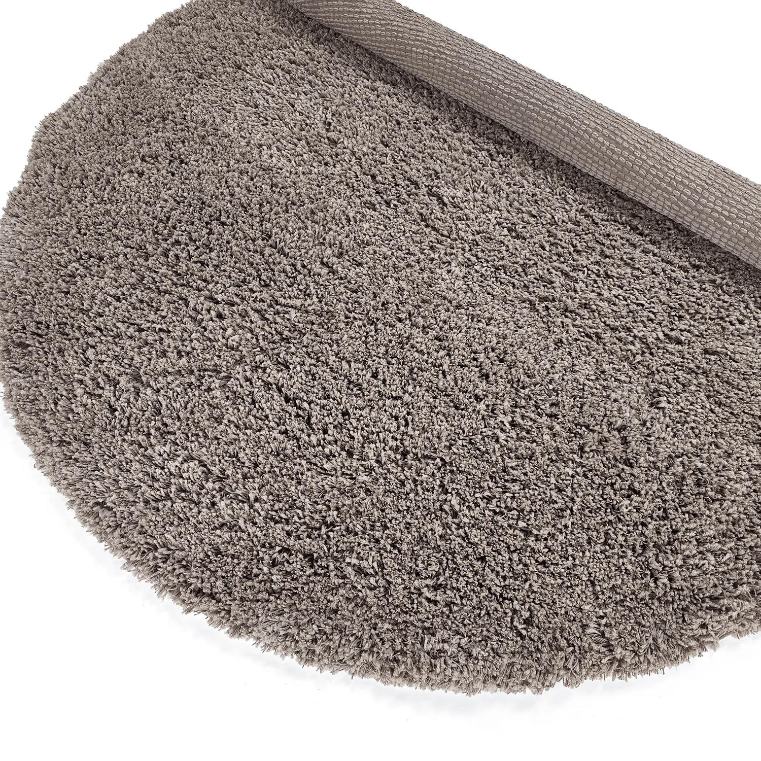 Tappeto rotondo - Combarro Solid Cotton Shaggy (taupe)