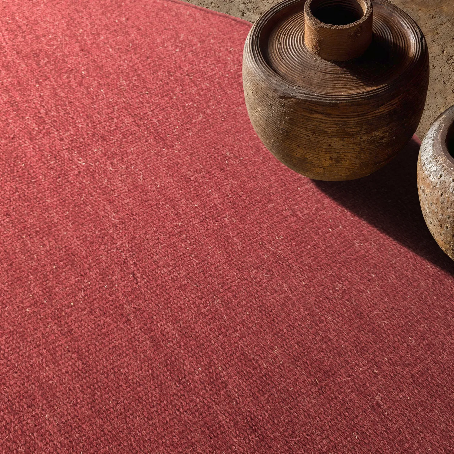 Tappeto rotondo - Hamilton (rosso intenso)