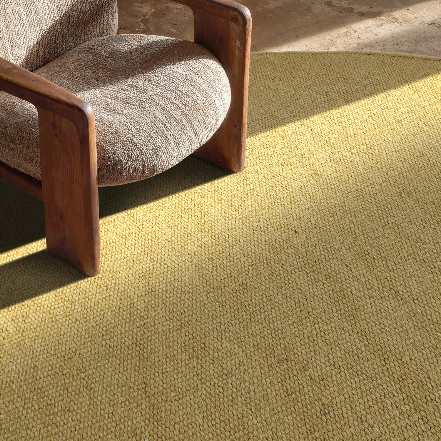 Tappeto rotondo - Hamilton (mustard)