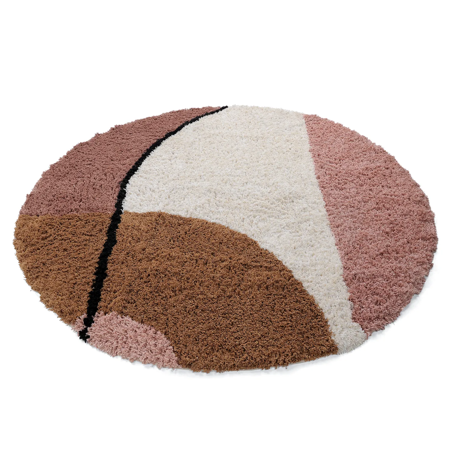 Tappeto rotondo - Perast Natural Cotton Shaggy (multiplo)