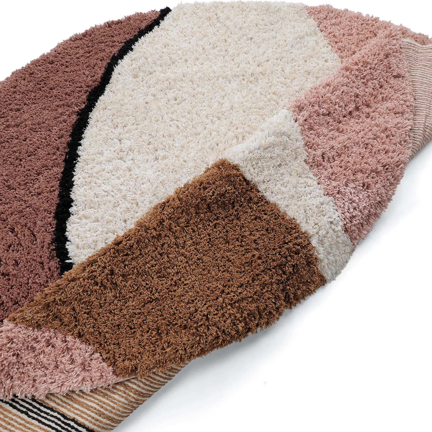 Tappeto rotondo - Perast Natural Cotton Shaggy (multiplo)