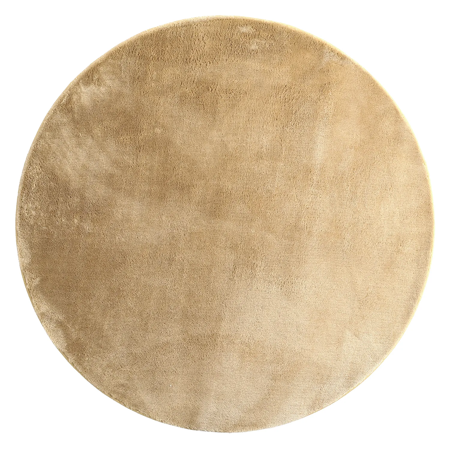 Tappeti rotondi - Aranga Super Soft Fur (beige scuro)