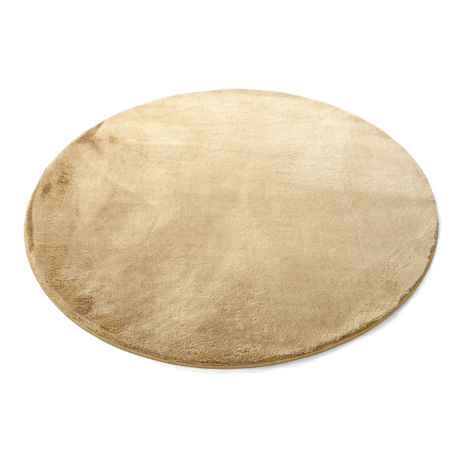 Tappeti rotondi - Aranga Super Soft Fur (beige scuro)