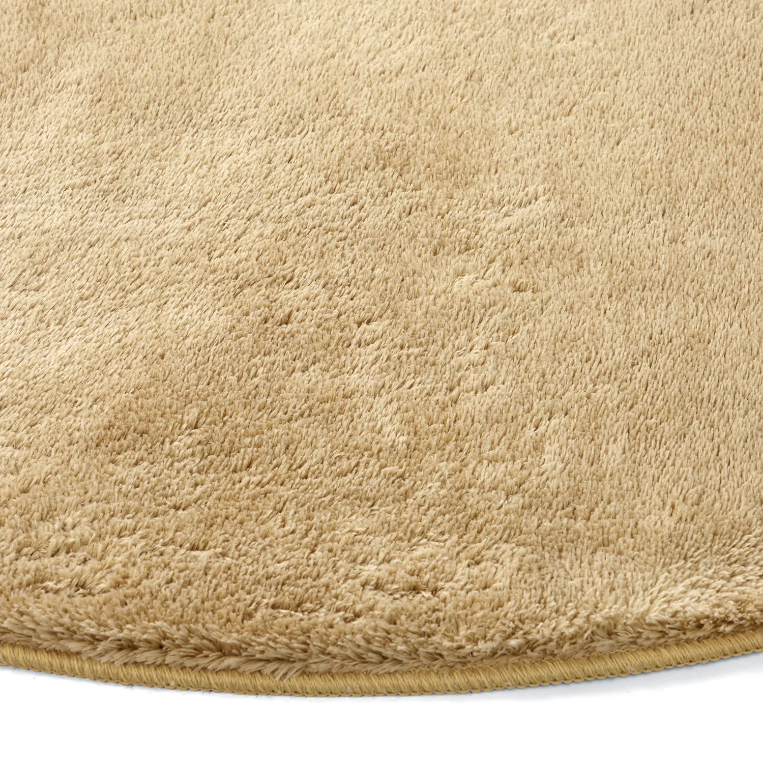 Tappeti rotondi - Aranga Super Soft Fur (beige scuro)