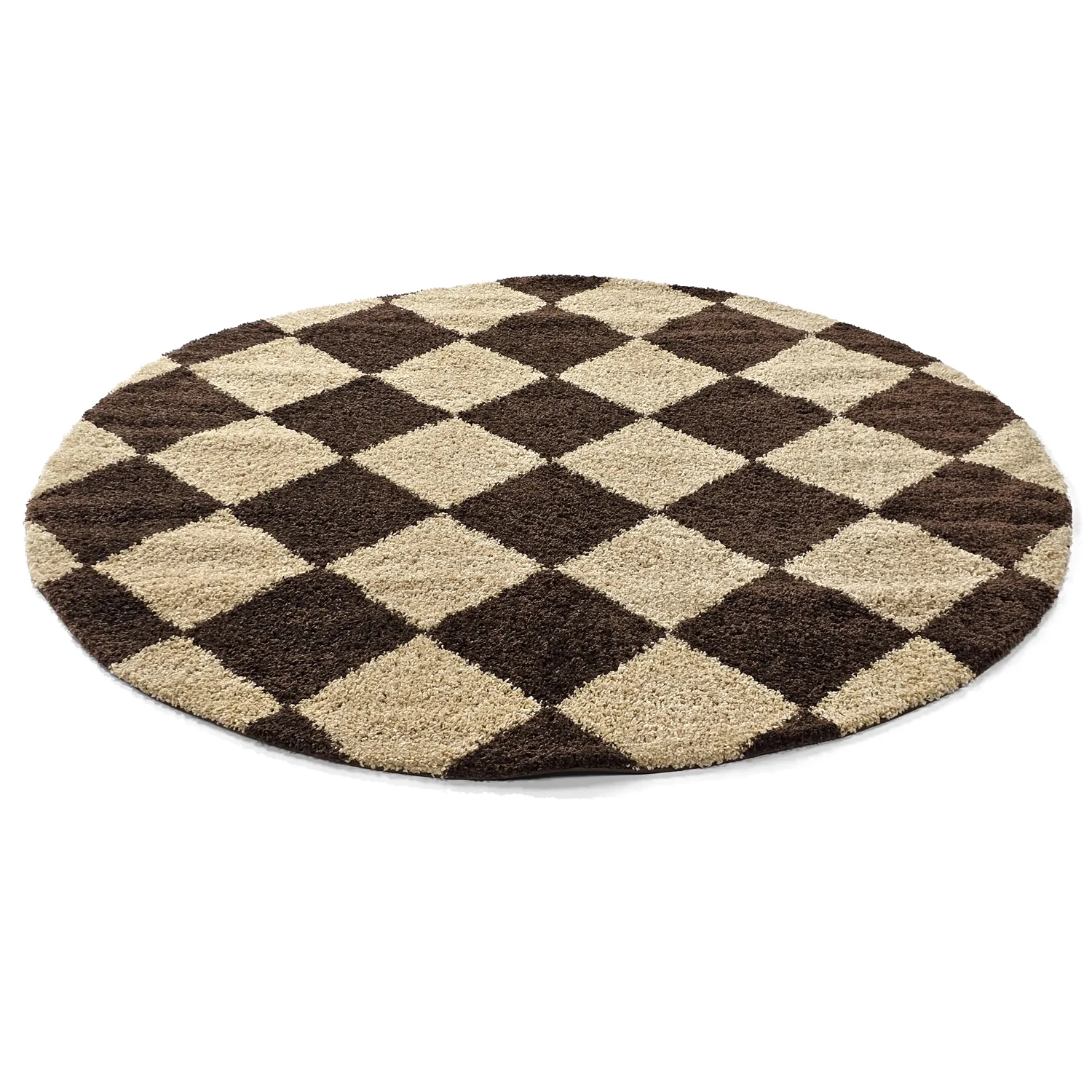 Tappeti rotondi - Albi (marrone/beige)