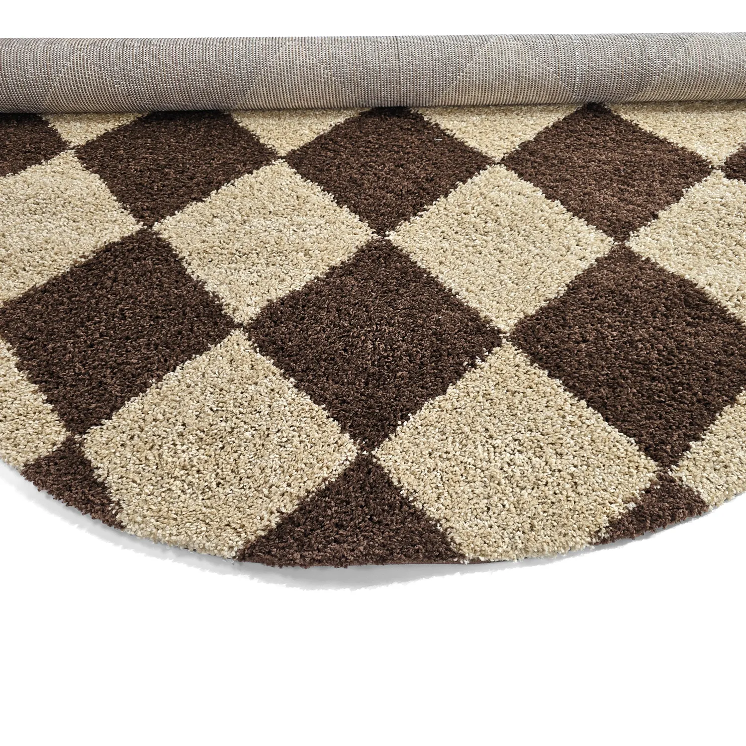 Tappeti rotondi - Albi (marrone/beige)