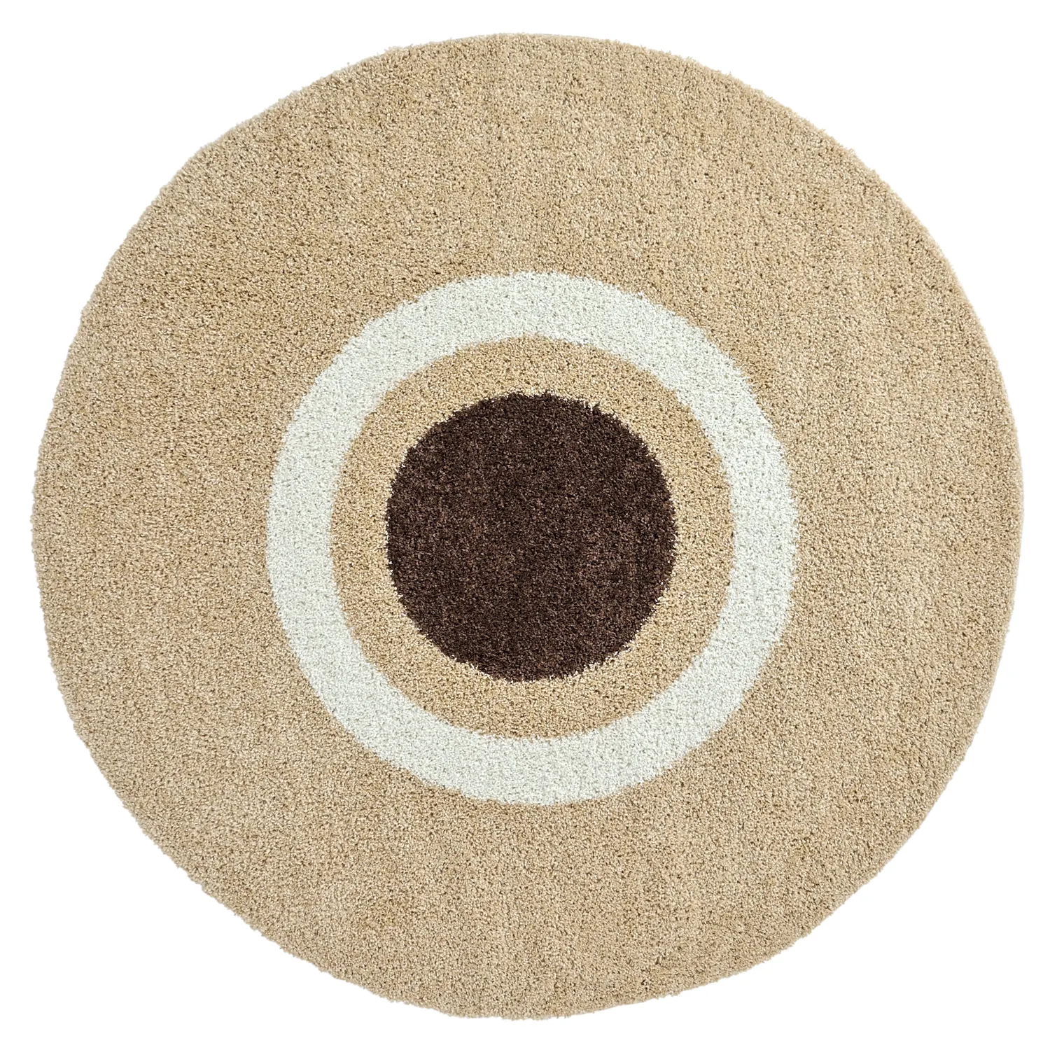 Tappeti rotondi - Alsace (beige/bianco/marrone)