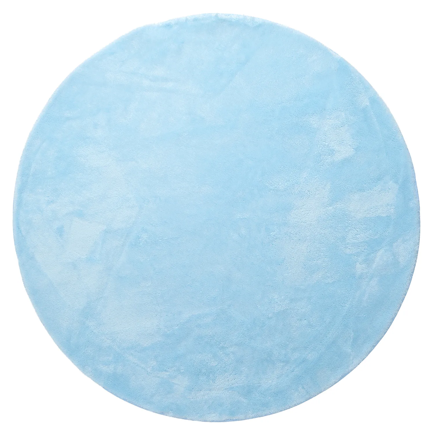 Tappeti rotondi - Aranga Super Soft Fur (azzurro)