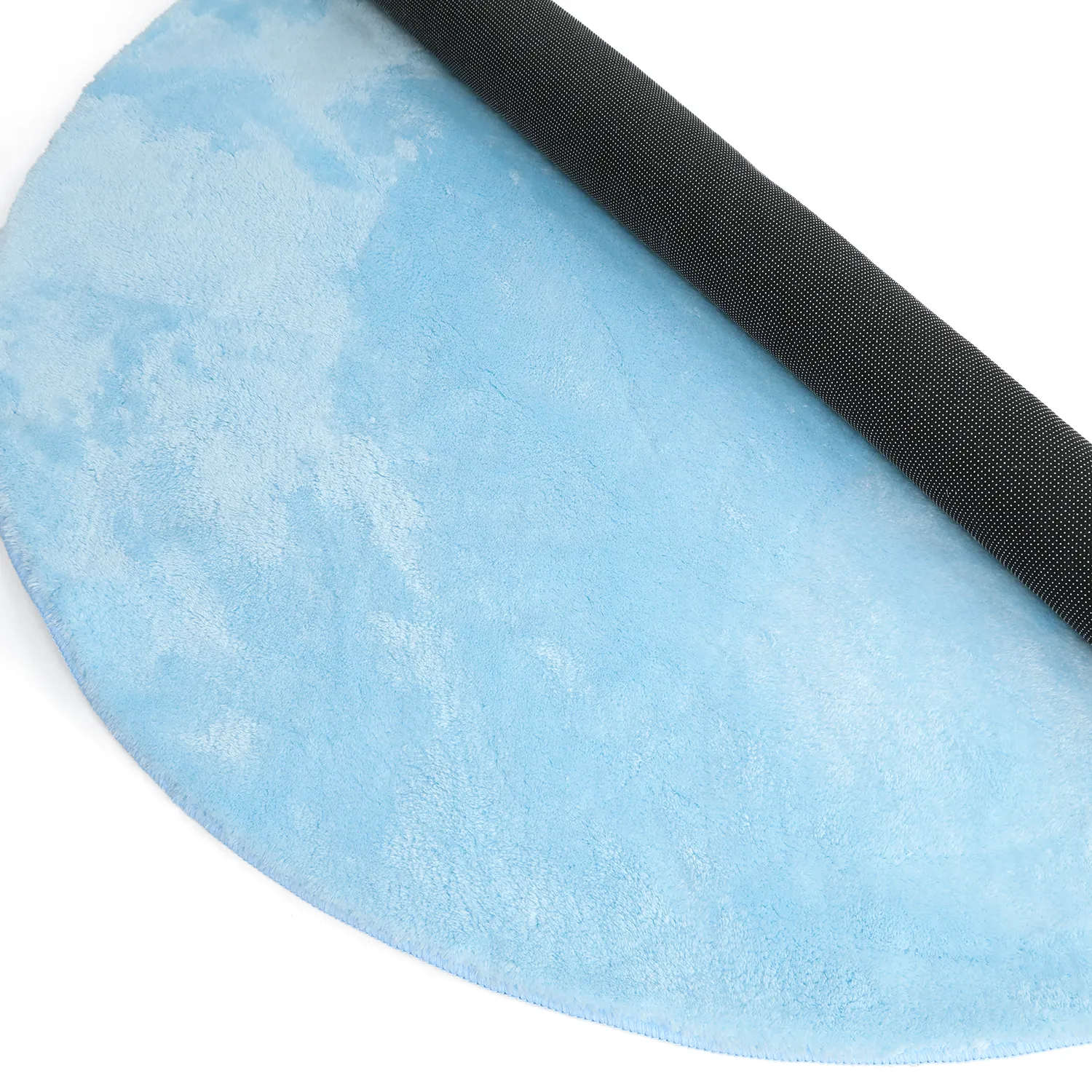 Tappeti rotondi - Aranga Super Soft Fur (azzurro)