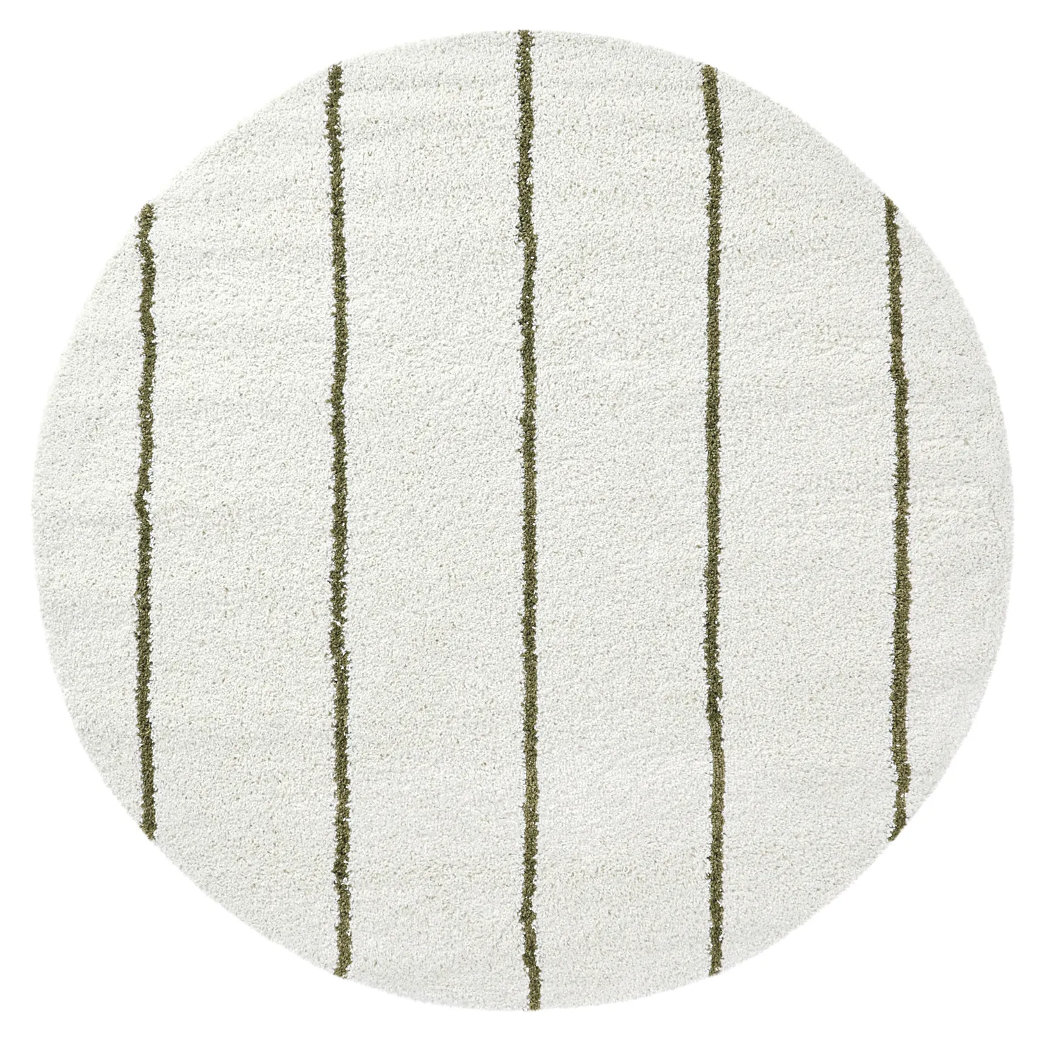 Tappeti rotondi - Eze (bianco/verde)