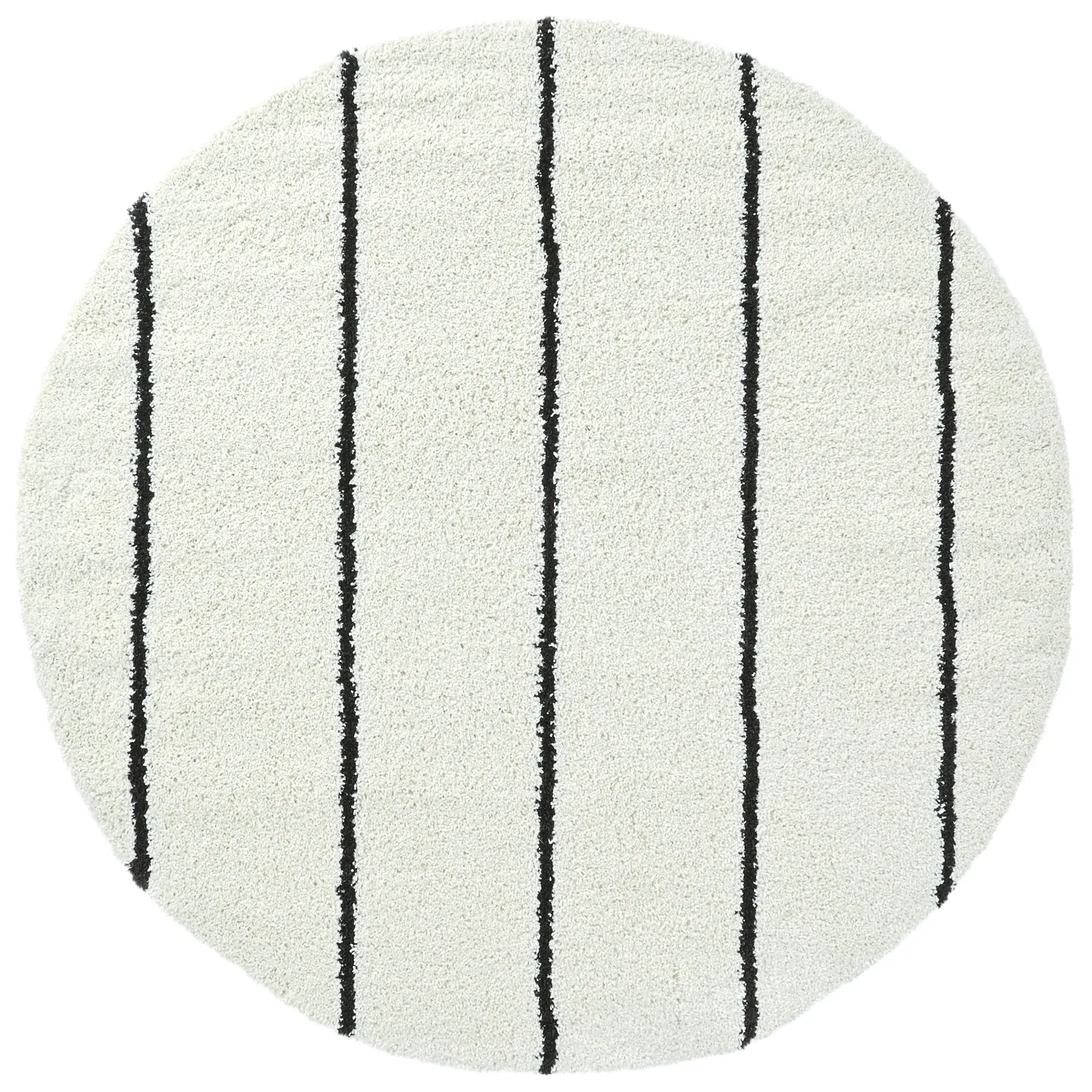 Tappeti rotondi - Eze (bianco/nero)