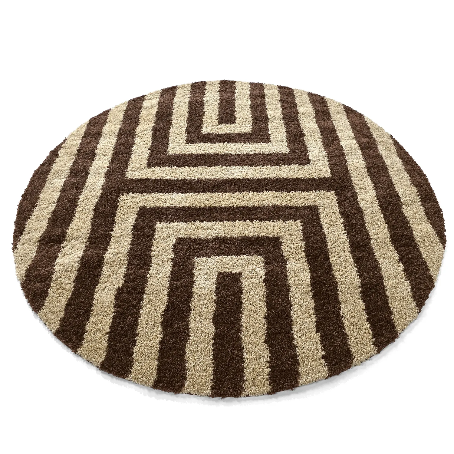 Tappeti rotondi - Imilchil (beige/marrone)