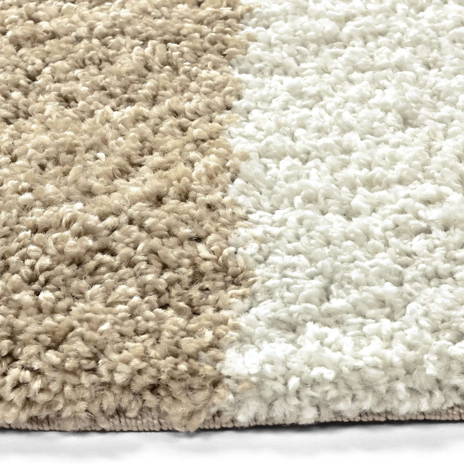 Tappeti rotondi - Tamri (beige/bianco)