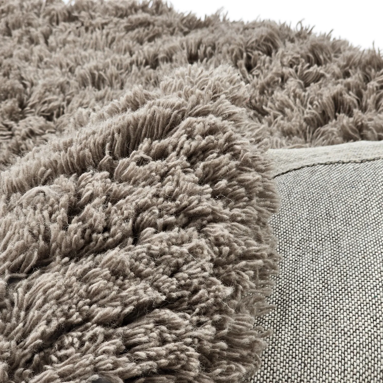 Tappeto rotondo - Aliste Wool Shaggy (marrone)