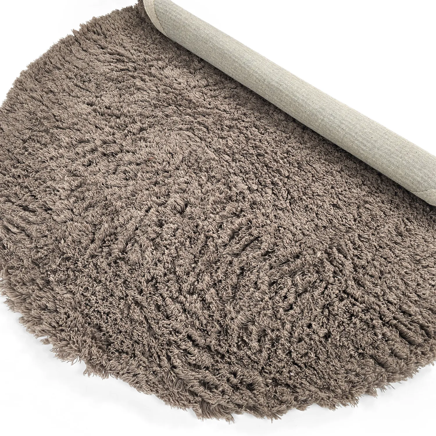 Tappeto rotondo - Aliste Wool Shaggy (marrone)