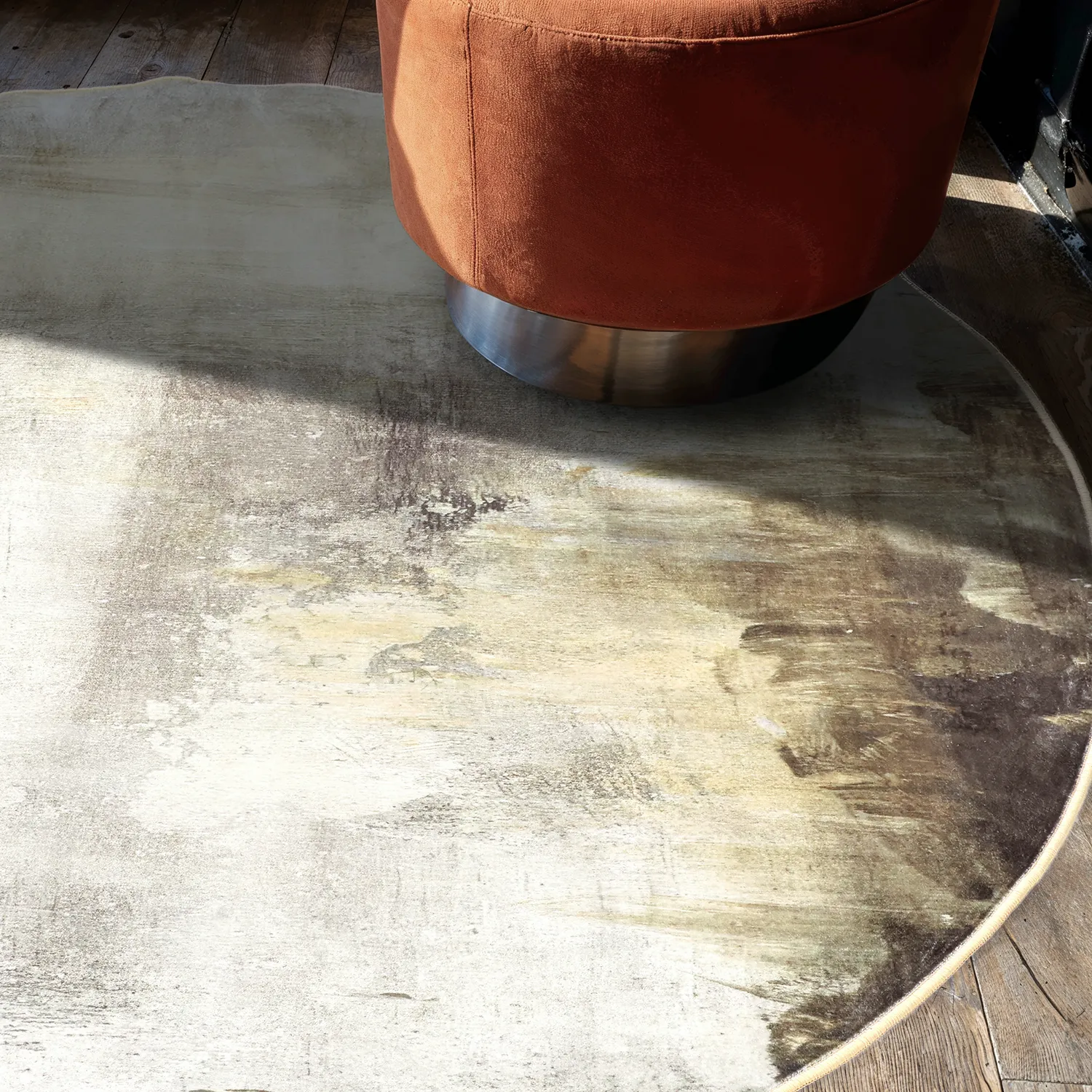 Tappeto rotondo - Cadiz (beige)
