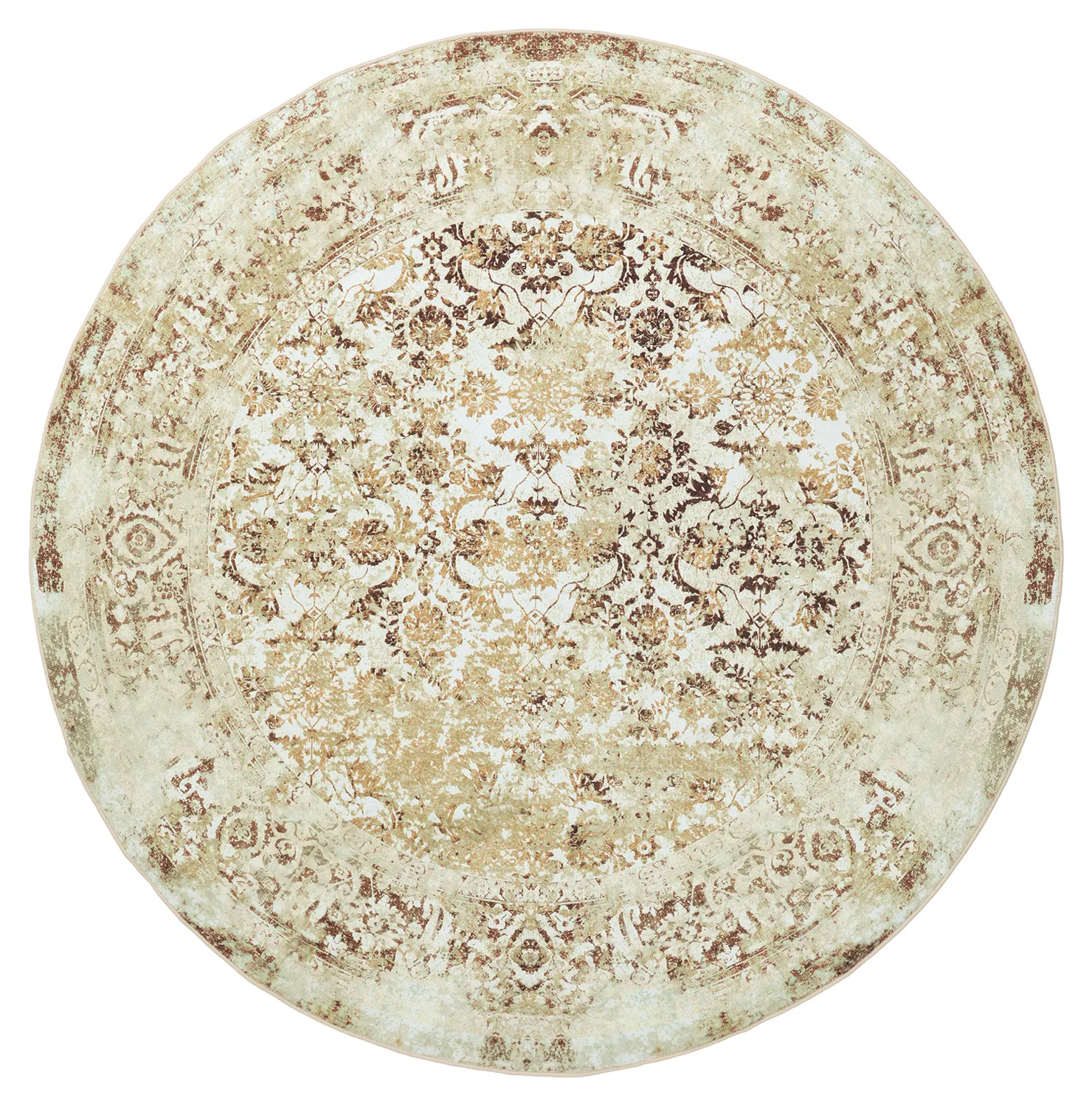 Tappeto rotondo - Denizli (beige)