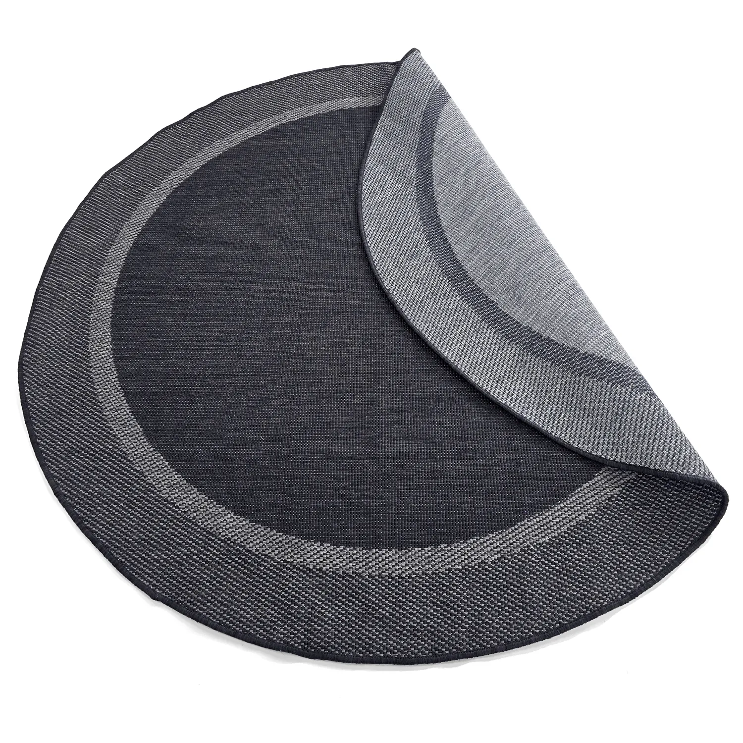 Tappeto rotondo - Indoor/Outdoor Alta (antracite)
