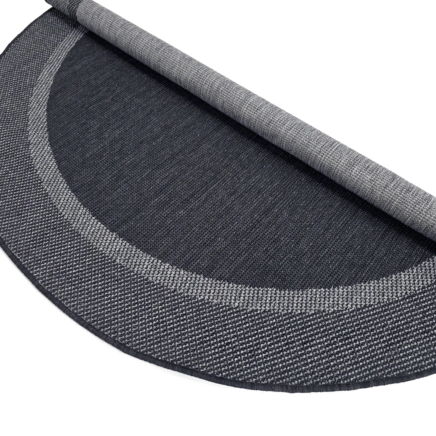 Tappeto rotondo - Indoor/Outdoor Alta (antracite)
