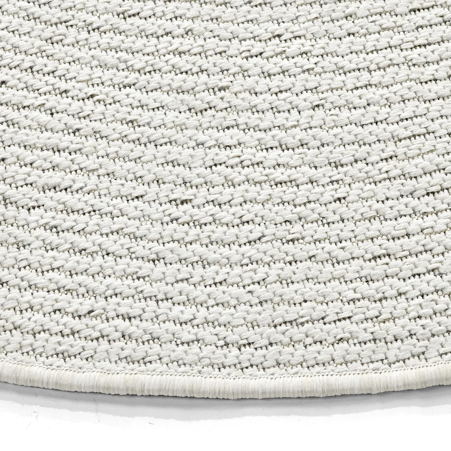 Tappeto rotondo - Indoor/Outdoor Arlo (bianco)