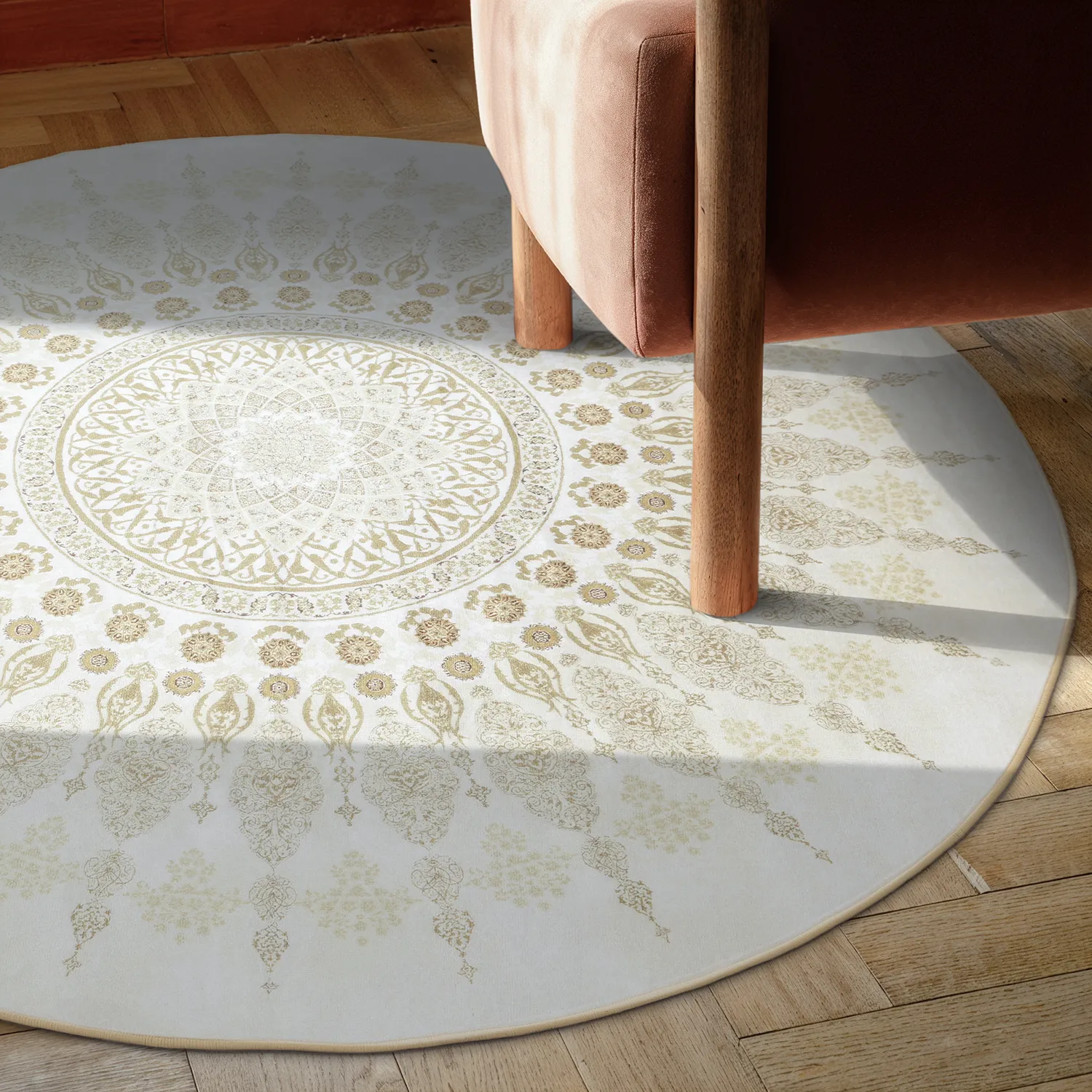 Tappeto rotondo - Sandrigo (beige)