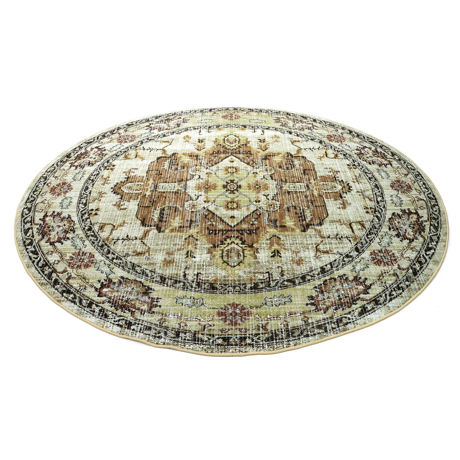 Tappeto rotondo - Siliana (beige)