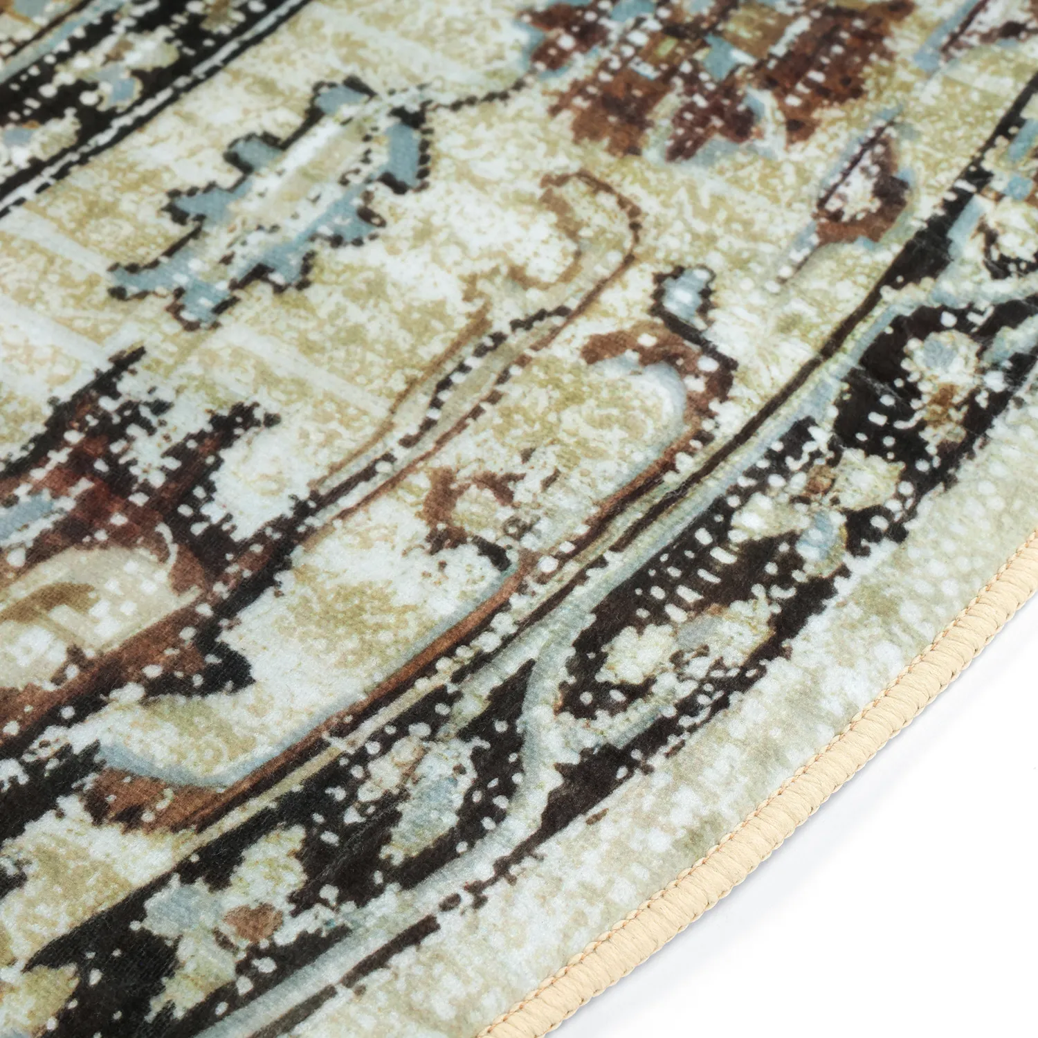 Tappeto rotondo - Siliana (beige)