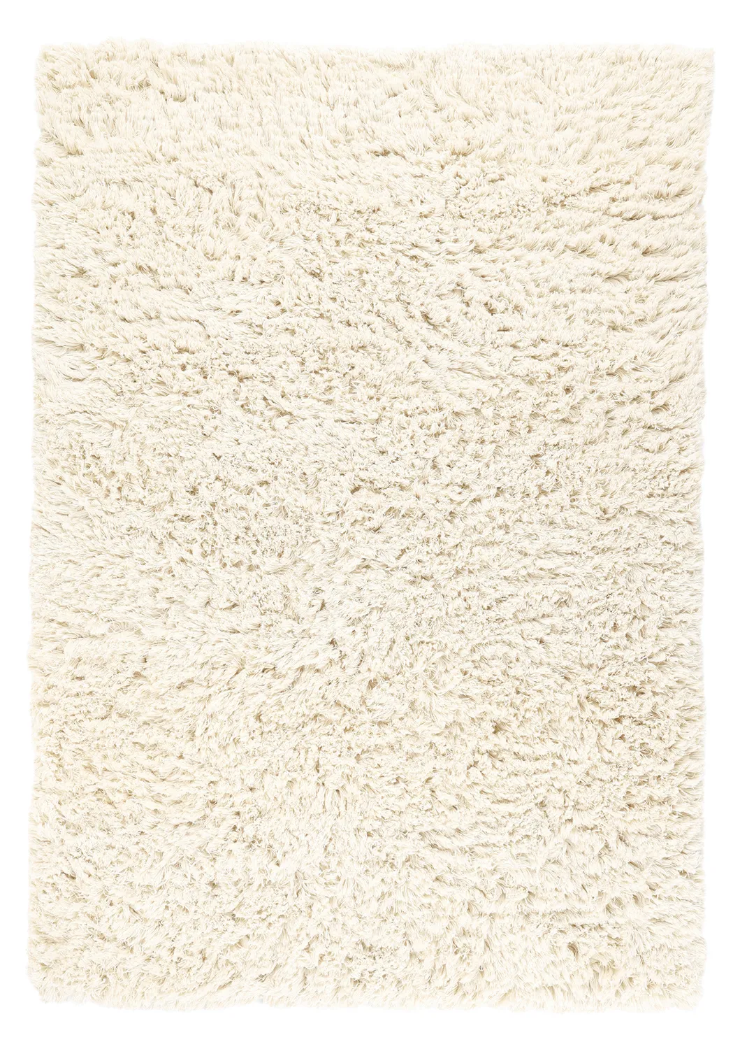 Tappeto A Pelo Lungo - Fassale Hand Woven Wool Shaggy (bianco)