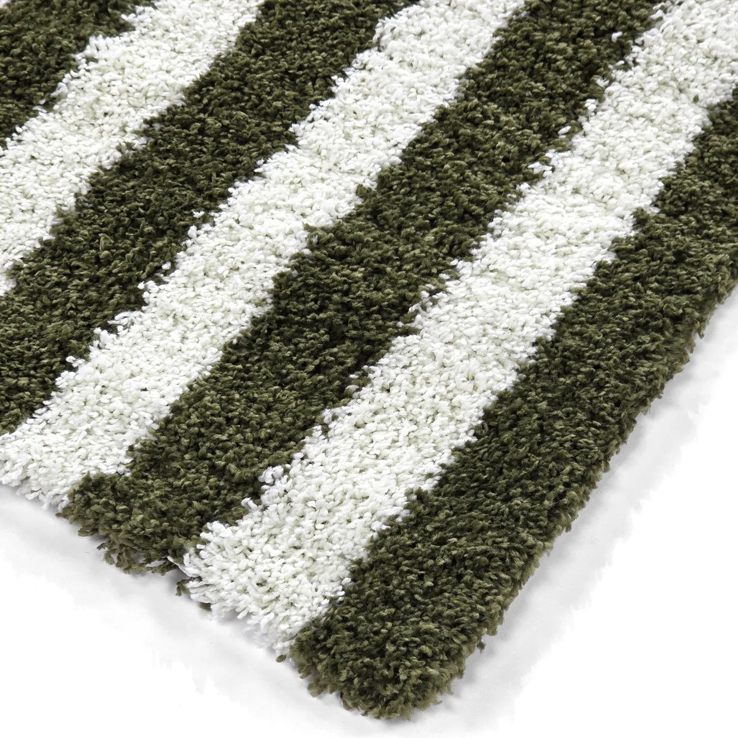 Tappeto A Pelo Lungo - Imilchil (bianco/verde)