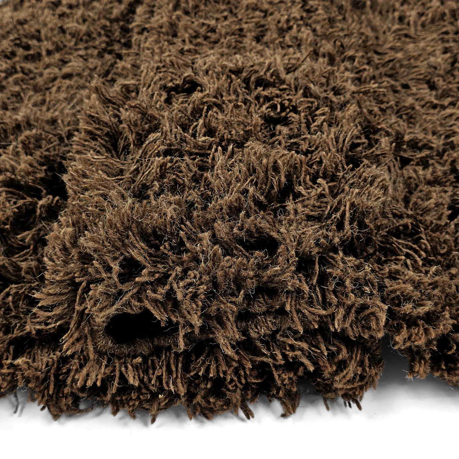 Tappeto A Pelo Lungo - Melilla Hand Woven Wool Shaggy (marrone)