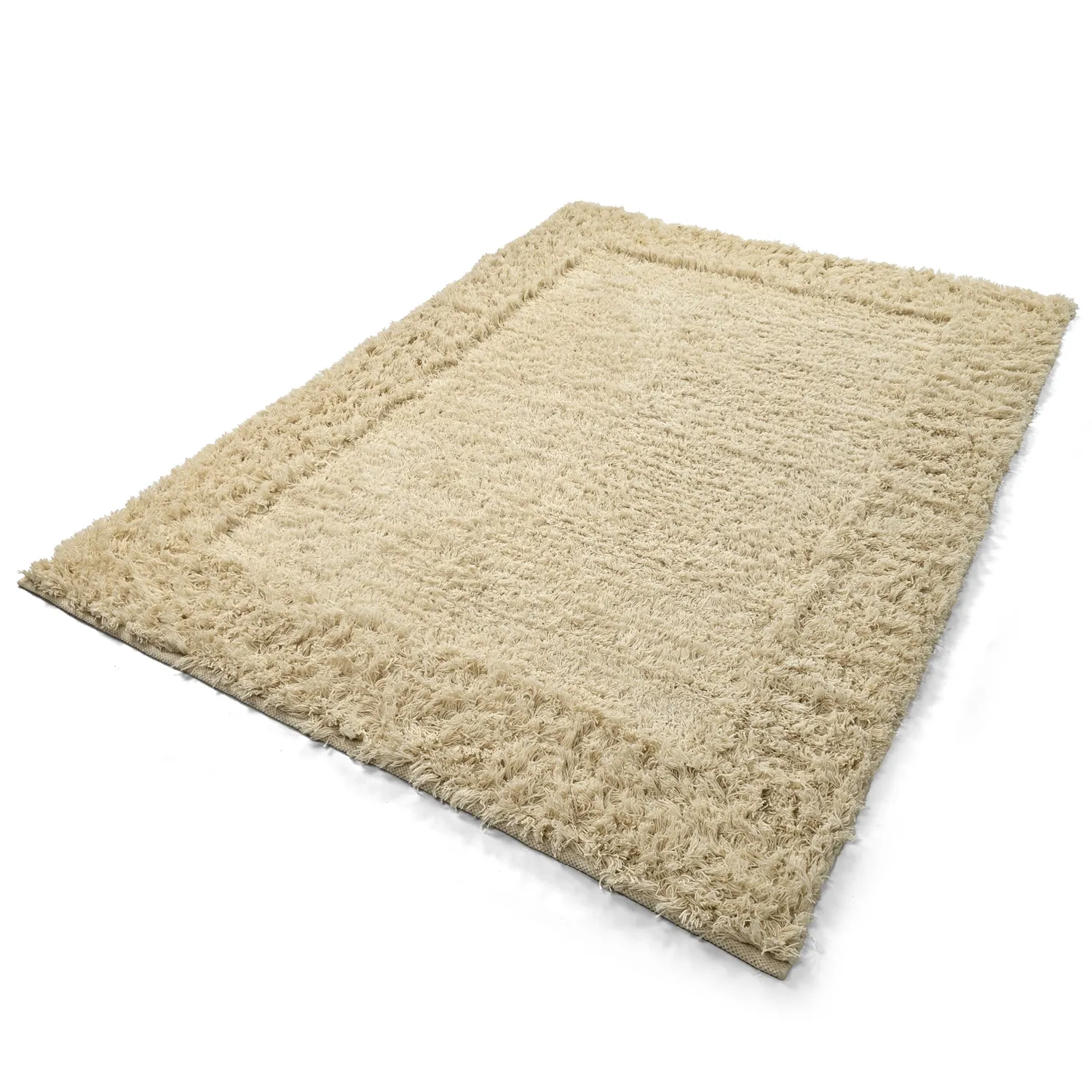 Tappeto A Pelo Lungo - Melilla Hand Woven Wool Shaggy (natura)