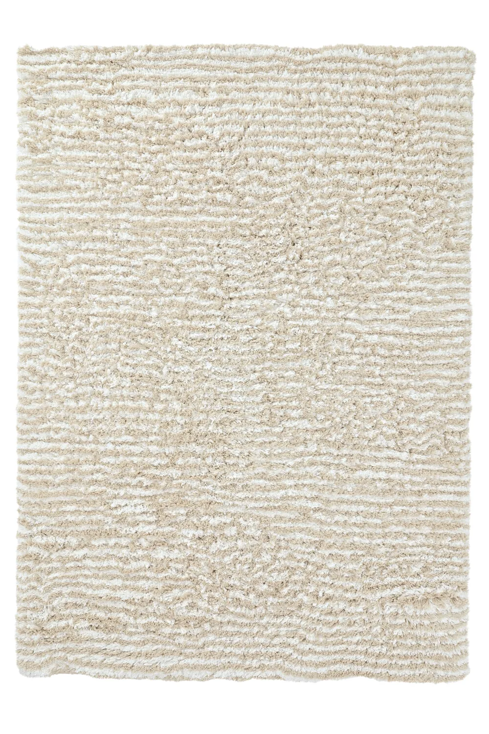 Tappeto A Pelo Lungo - Aden (beige/bianco)