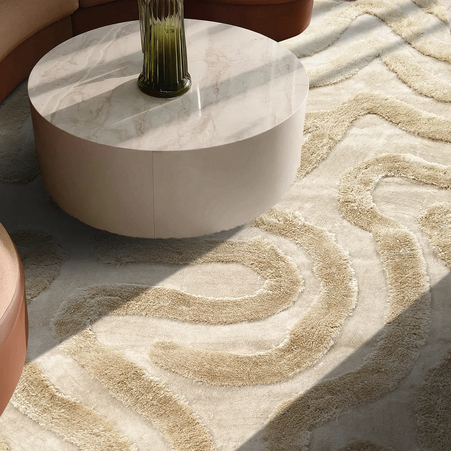 Tappeto A Pelo Lungo - Akaba (crema/beige)