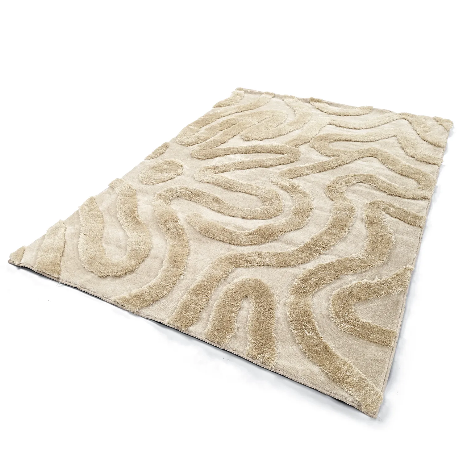 Tappeto A Pelo Lungo - Akaba (crema/beige)